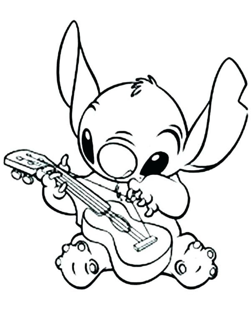 100+ Stitch Coloring Pages 4