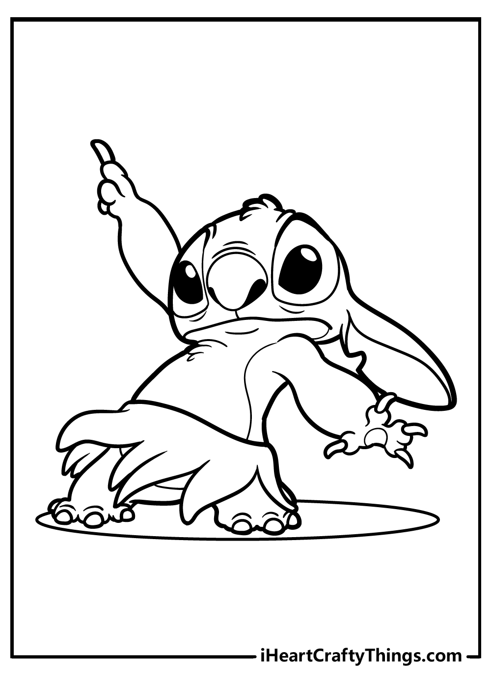 100+ Stitch Coloring Pages 46