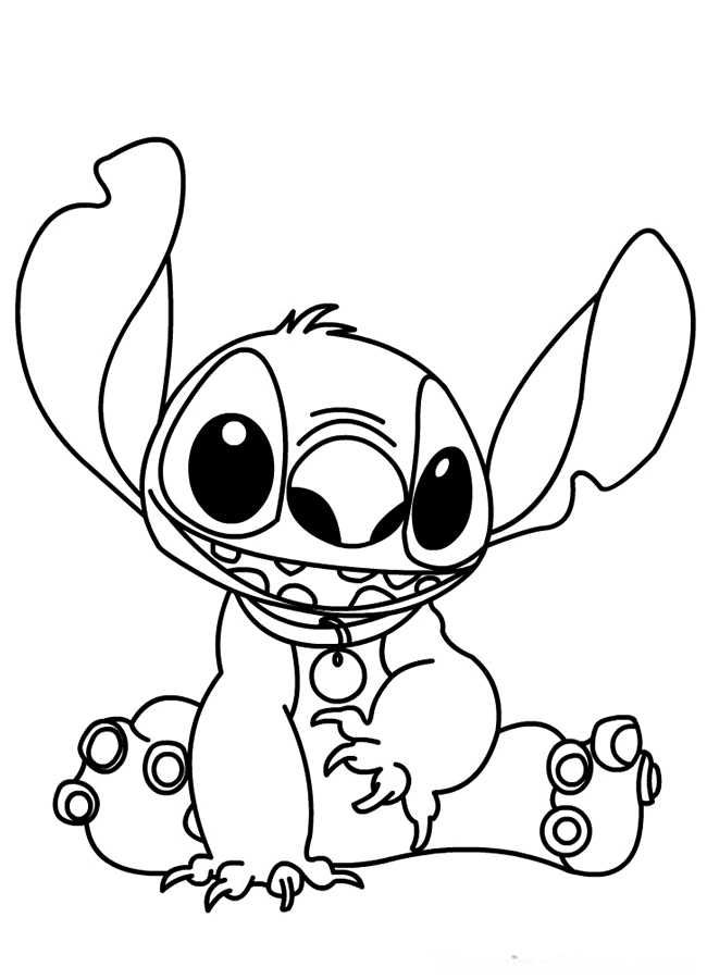 100+ Stitch Coloring Pages 5