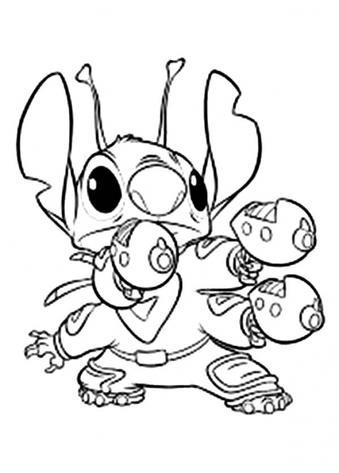 100+ Stitch Coloring Pages 51