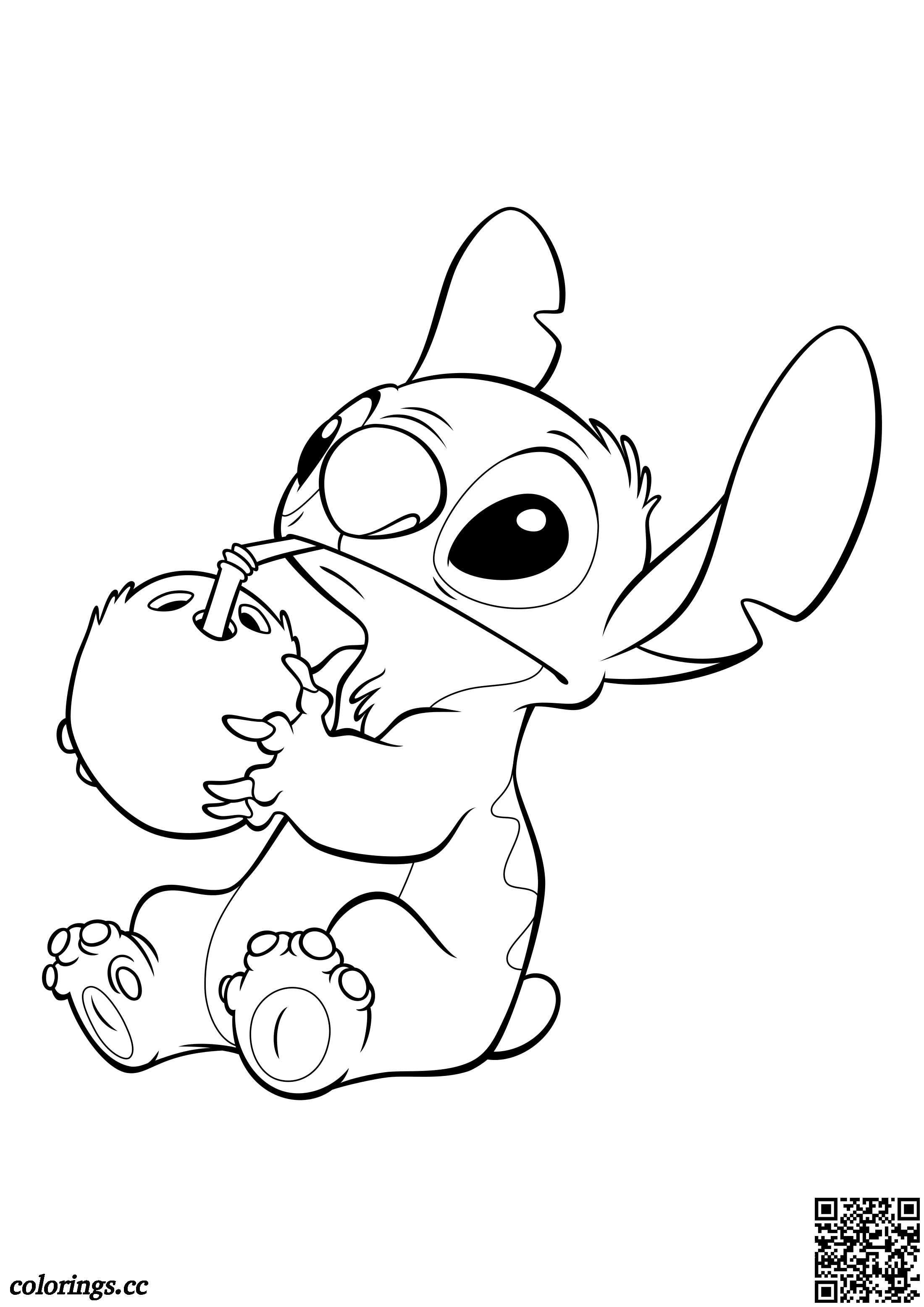 100+ Stitch Coloring Pages 55