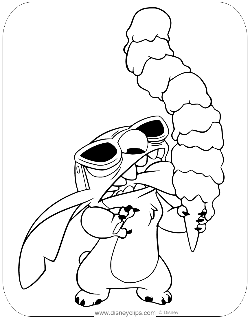 100+ Stitch Coloring Pages 59