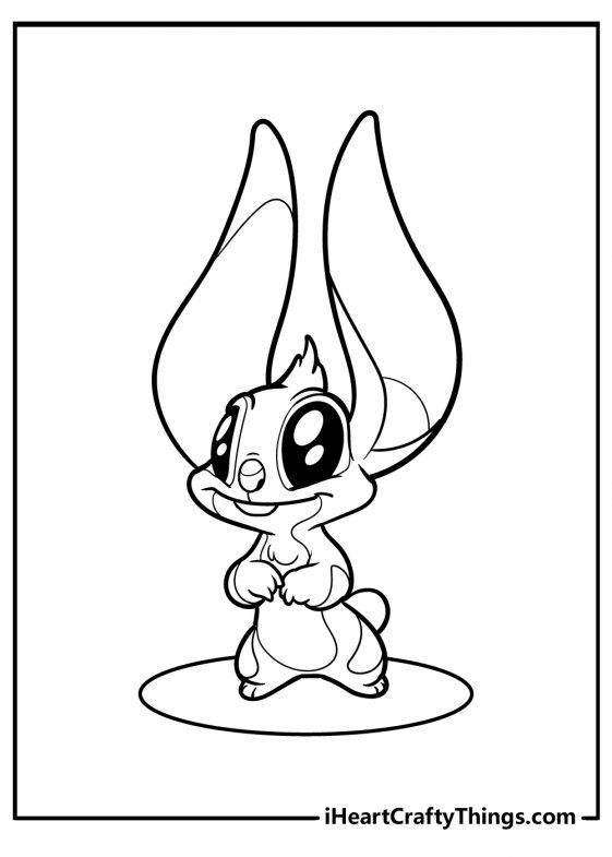 100+ Stitch Coloring Pages 60