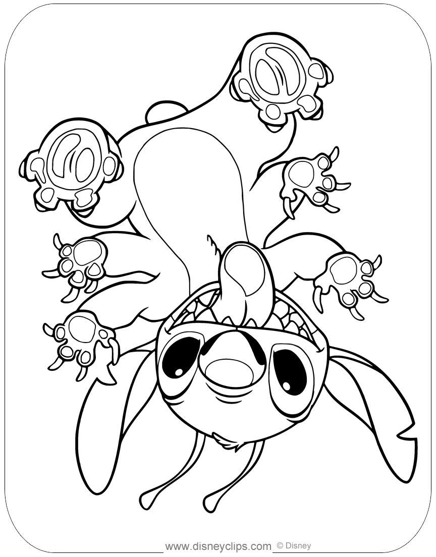 100+ Stitch Coloring Pages 65