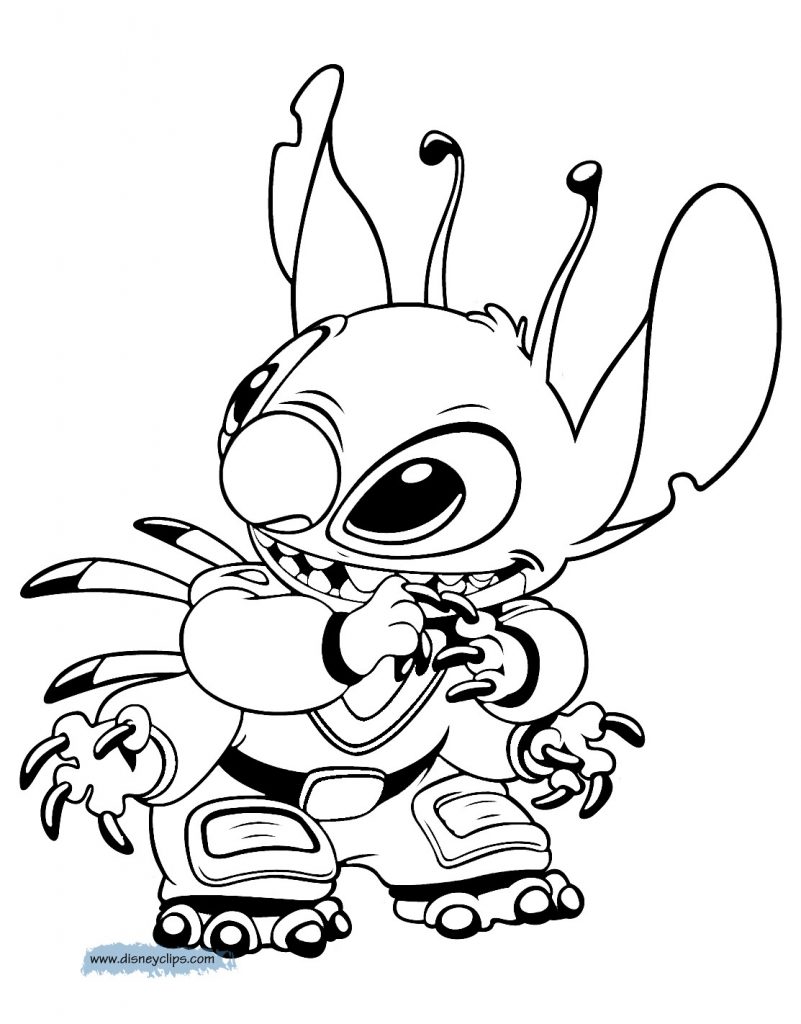 100+ Stitch Coloring Pages 71