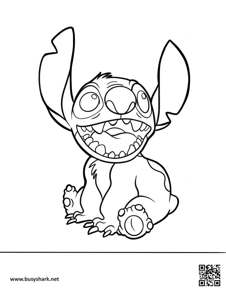 100+ Stitch Coloring Pages 72