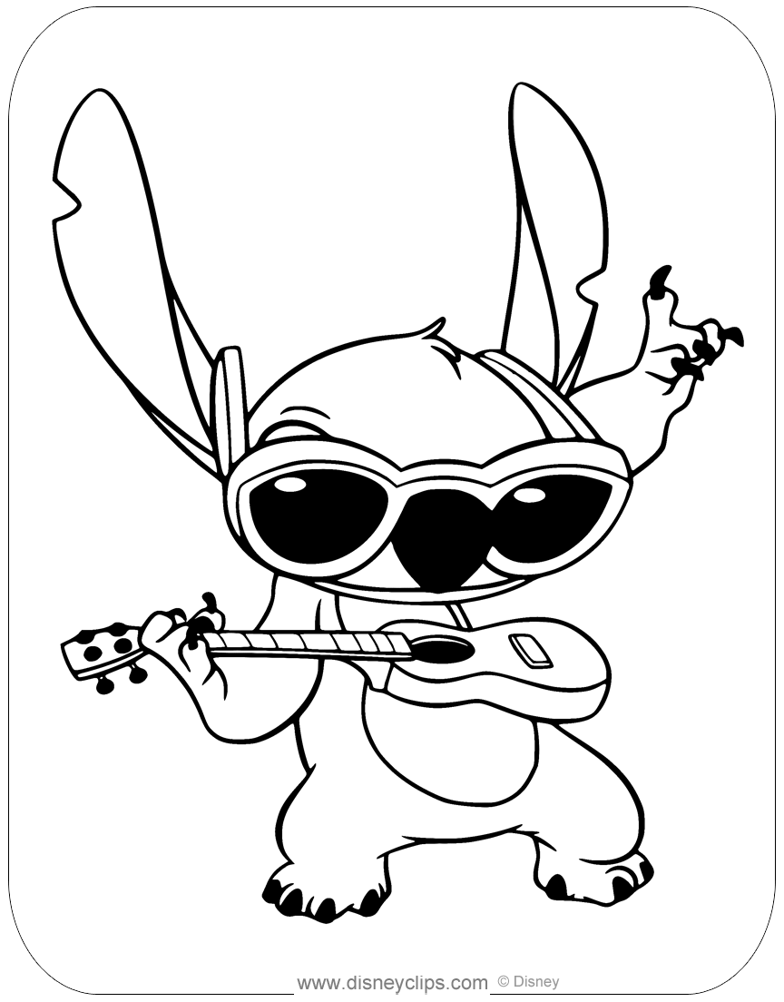 100+ Stitch Coloring Pages 82