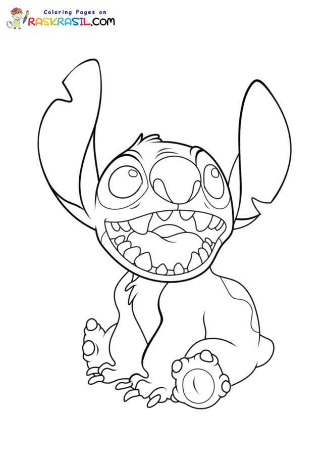 100+ Stitch Coloring Pages 84