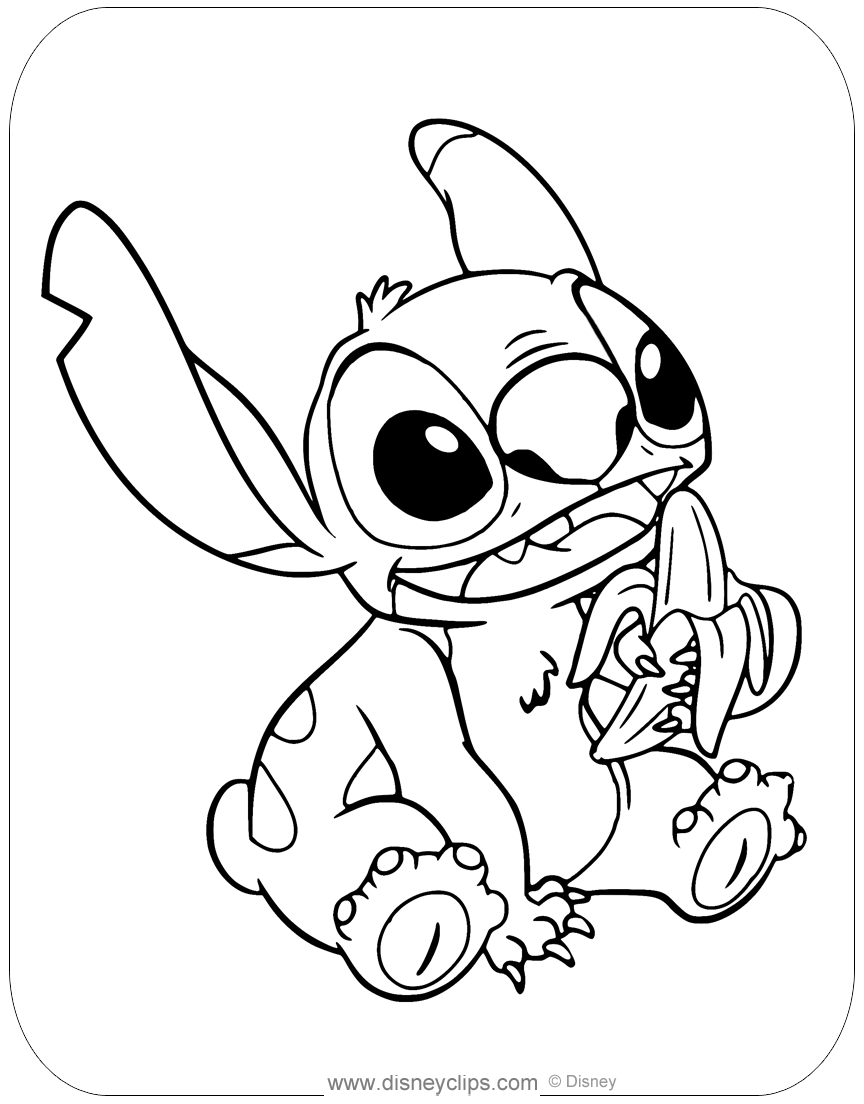 100+ Stitch Coloring Pages 85