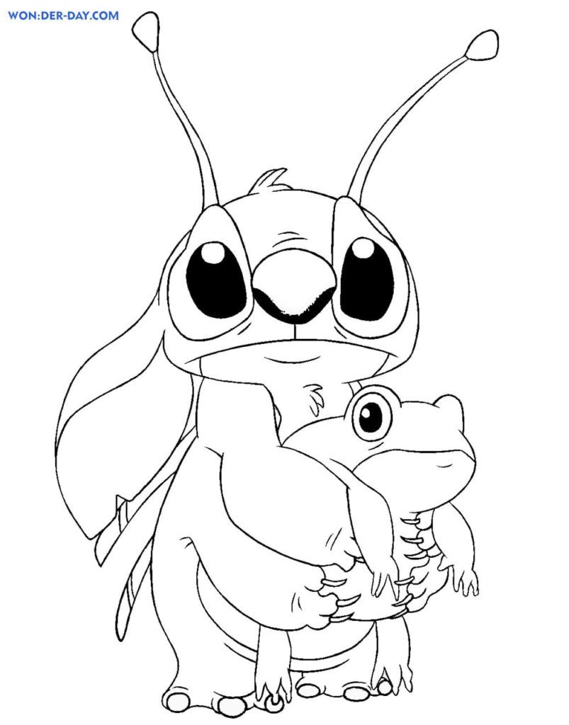 100+ Stitch Coloring Pages 94