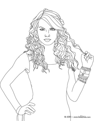 110+ Taylor Swift Coloring Pages: Pop Star Fun for Fans 107