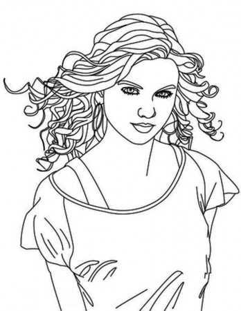 110+ Taylor Swift Coloring Pages: Pop Star Fun for Fans 111