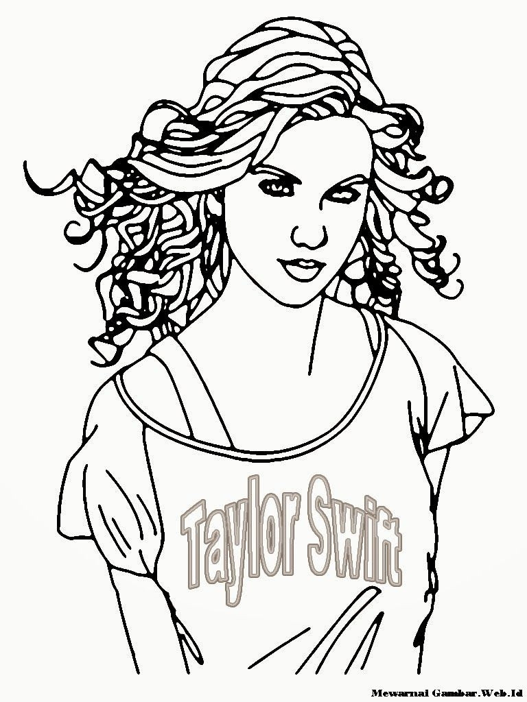 110+ Taylor Swift Coloring Pages: Pop Star Fun for Fans 28