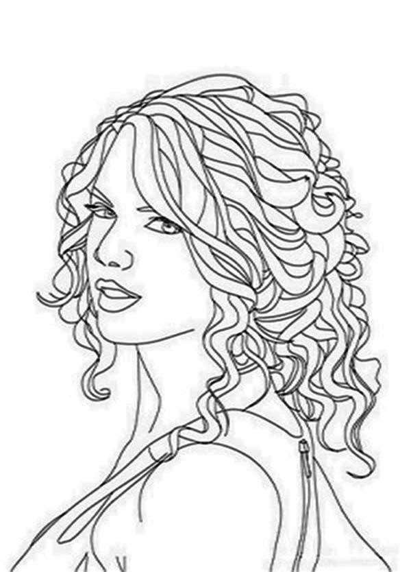 110+ Taylor Swift Coloring Pages: Pop Star Fun for Fans 54