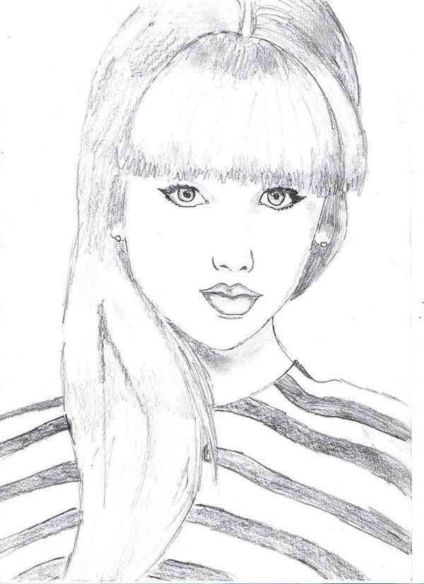 110+ Taylor Swift Coloring Pages: Pop Star Fun for Fans 56