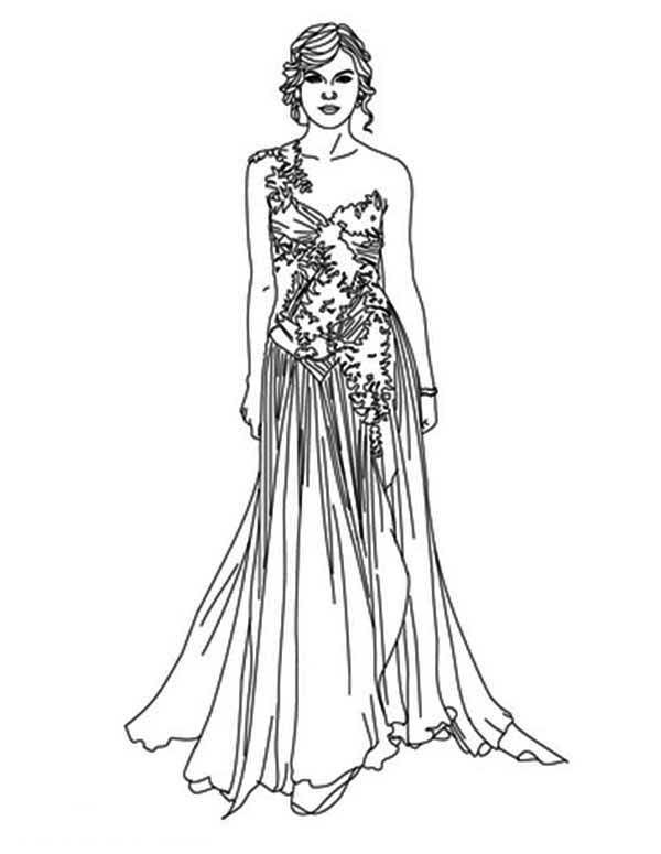 110+ Taylor Swift Coloring Pages: Pop Star Fun for Fans 68