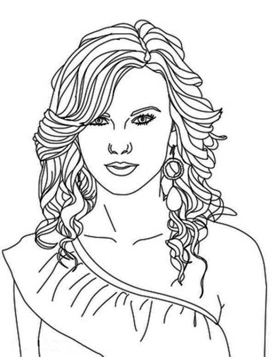 110+ Taylor Swift Coloring Pages: Pop Star Fun for Fans 75