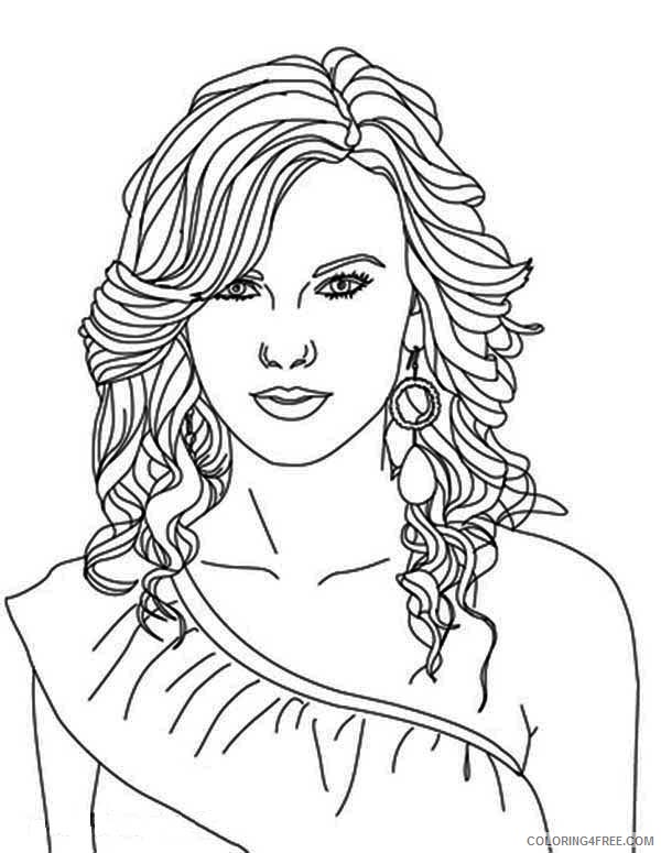 110+ Taylor Swift Coloring Pages: Pop Star Fun for Fans 95