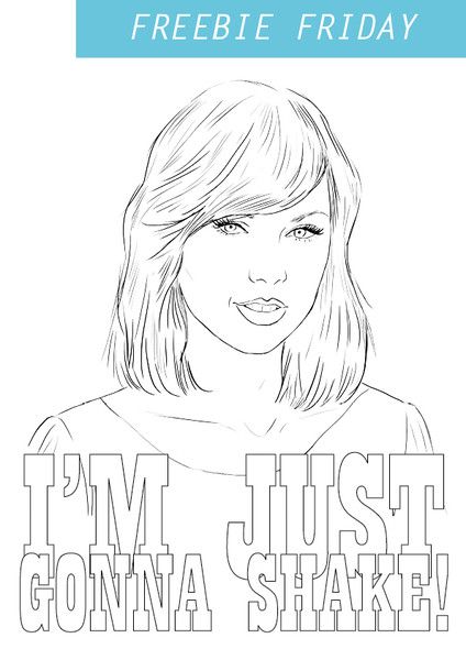 110+ Taylor Swift Coloring Pages: Pop Star Fun for Fans 96