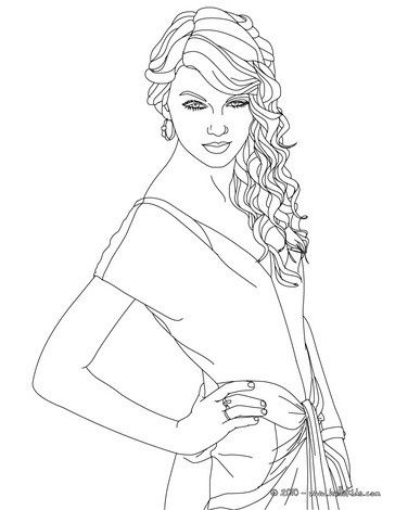 110+ Taylor Swift Coloring Pages: Pop Star Fun for Fans 99