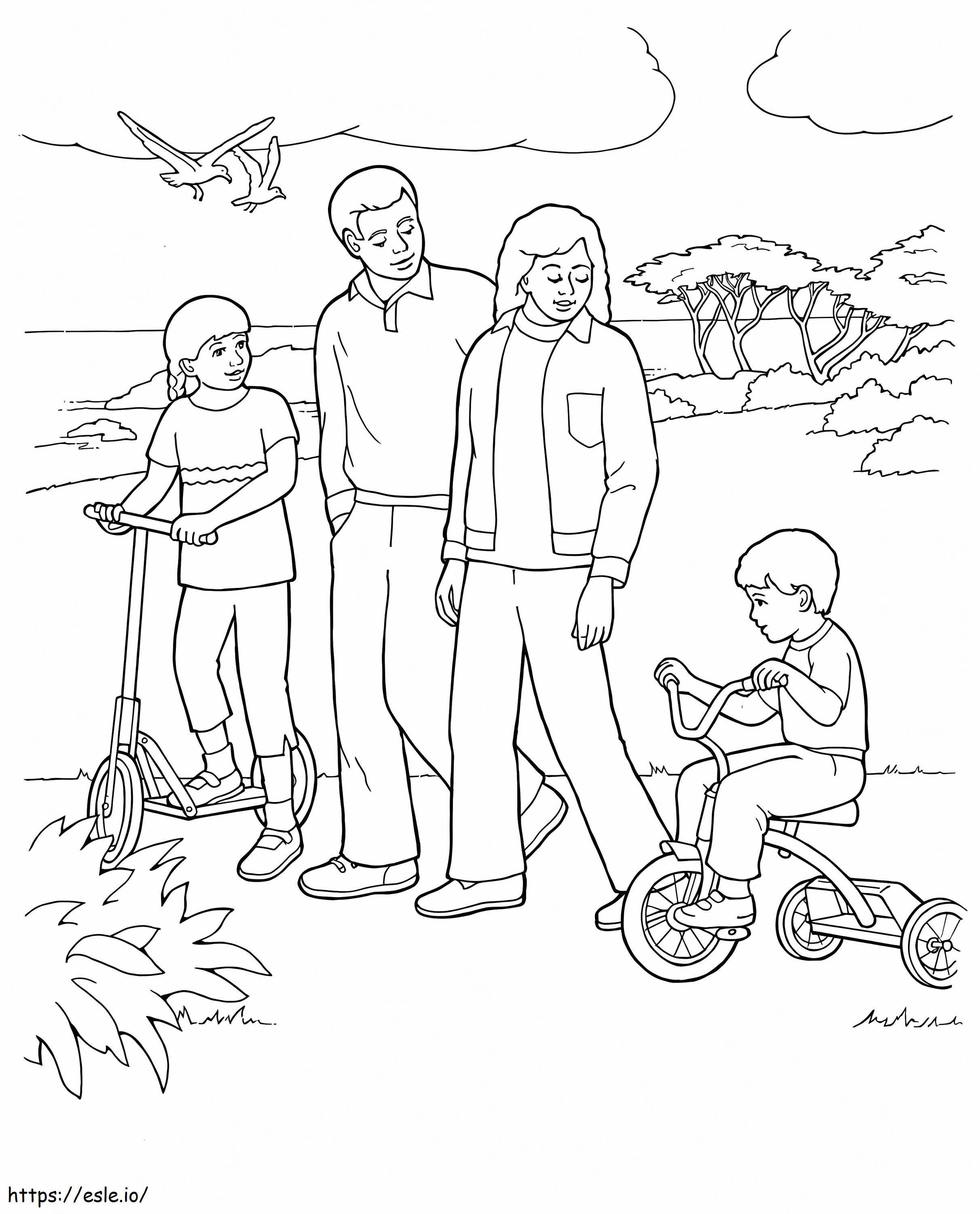 130+ Family Coloring Pages: Celebrate Togetherness 1