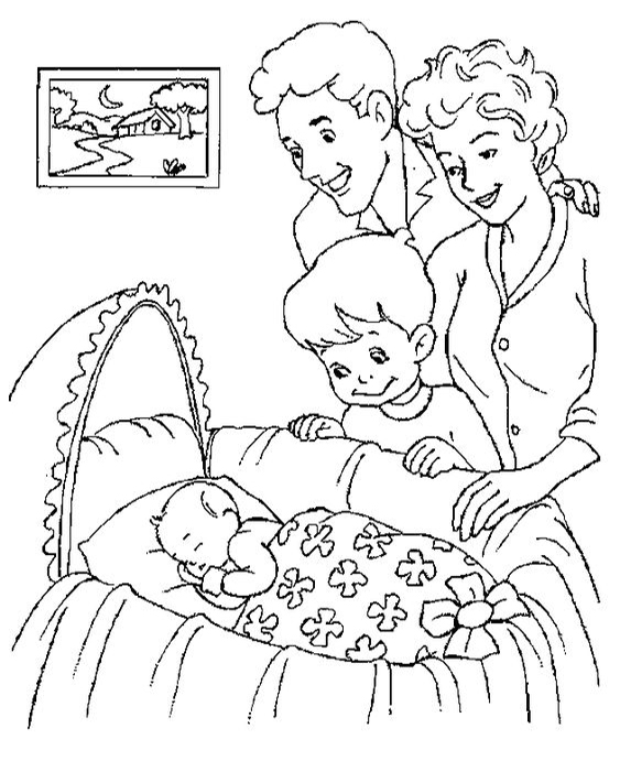 130+ Family Coloring Pages: Celebrate Togetherness 100