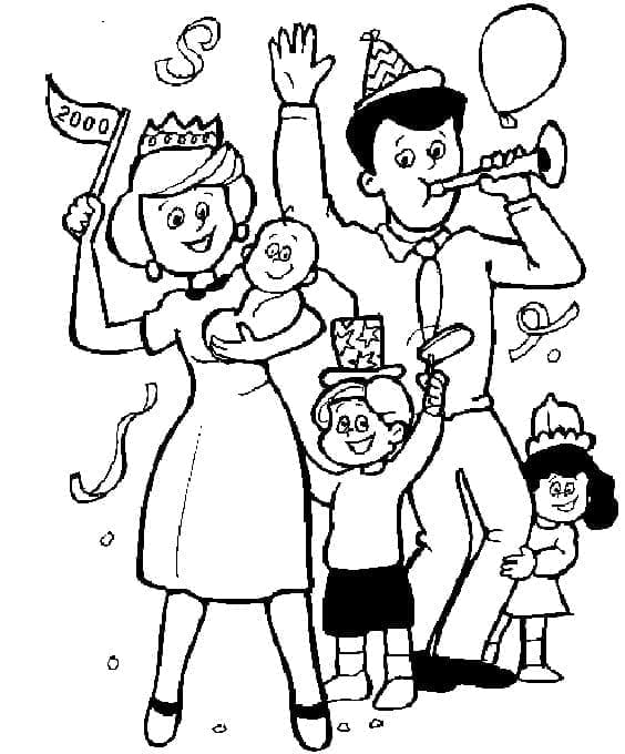 130+ Family Coloring Pages: Celebrate Togetherness 101