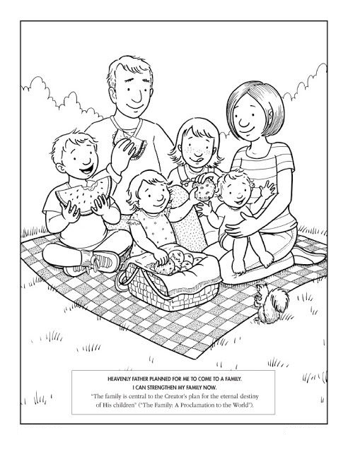 130+ Family Coloring Pages: Celebrate Togetherness 104