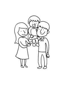 130+ Family Coloring Pages: Celebrate Togetherness 135