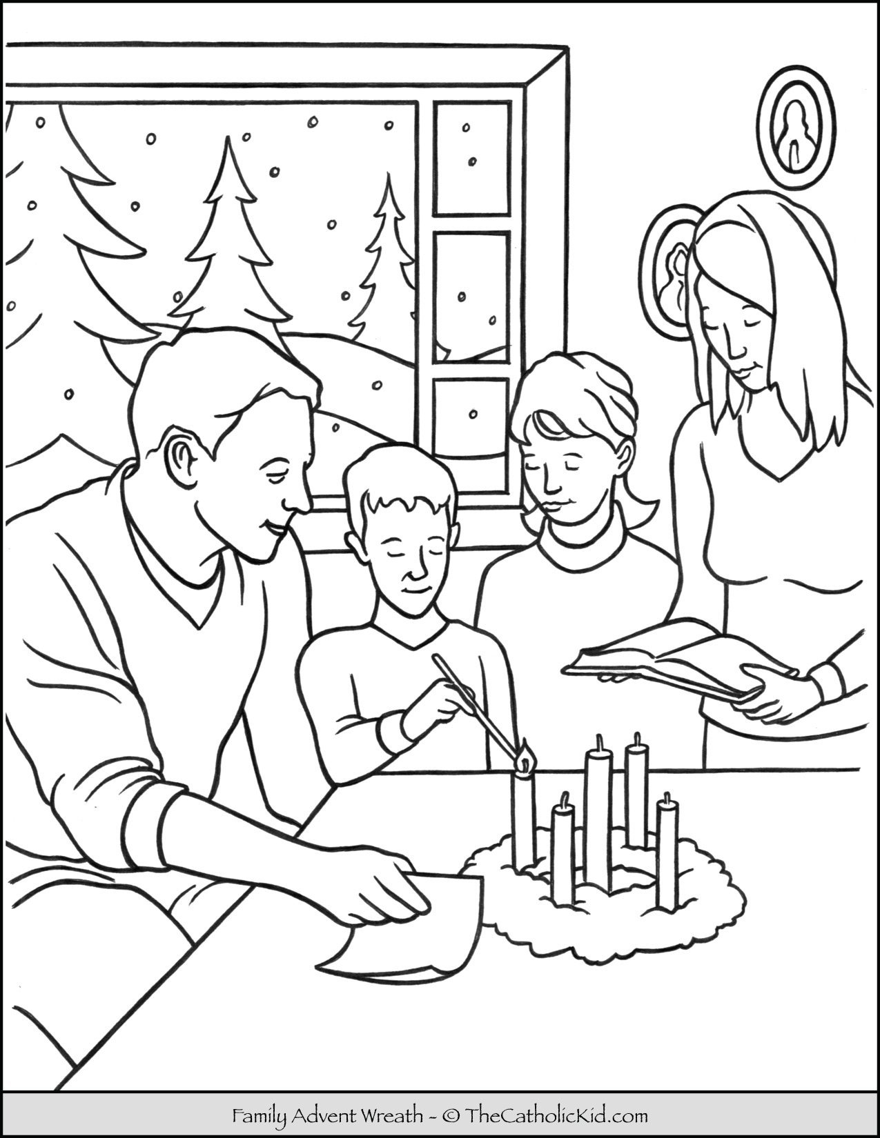 130+ Family Coloring Pages: Celebrate Togetherness 25