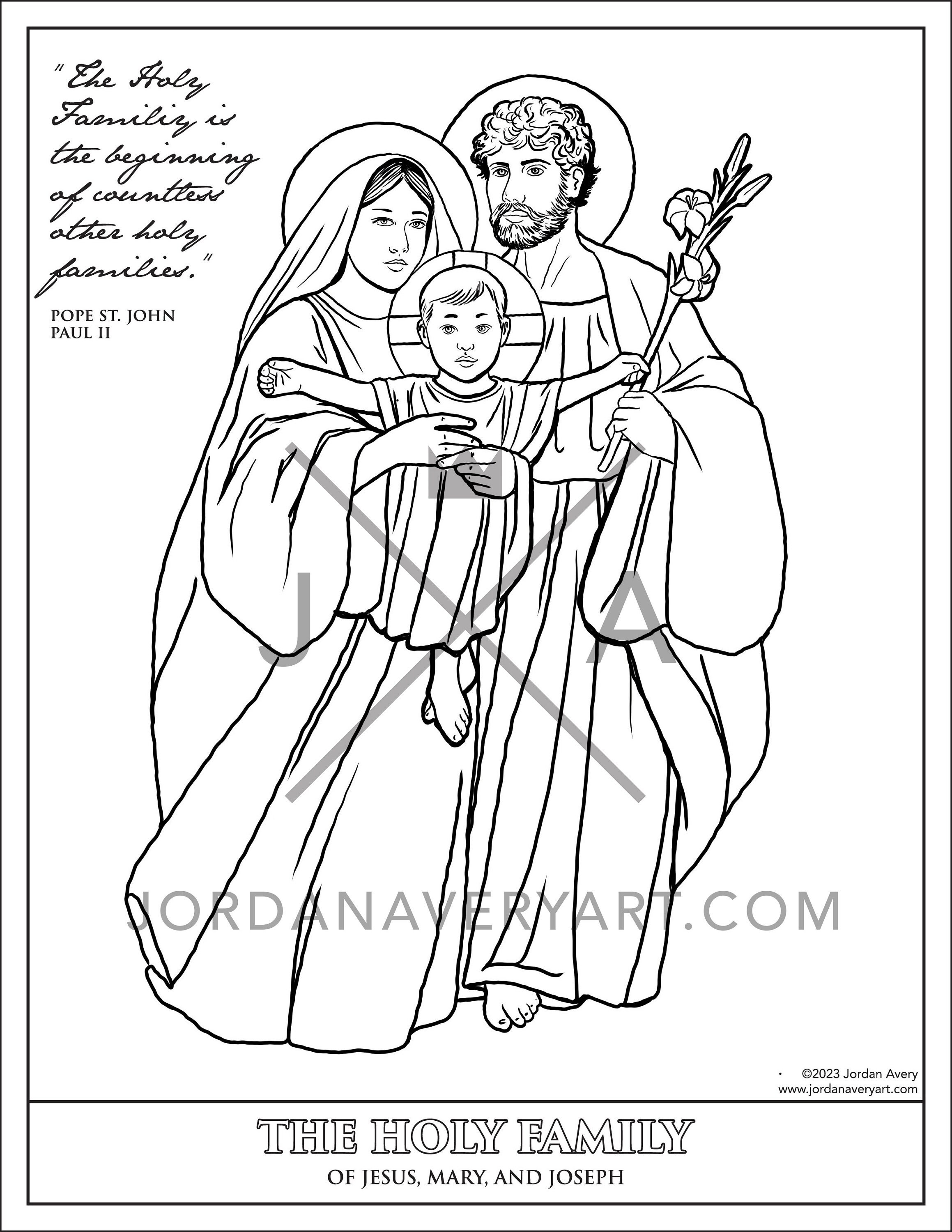 130+ Family Coloring Pages: Celebrate Togetherness 3