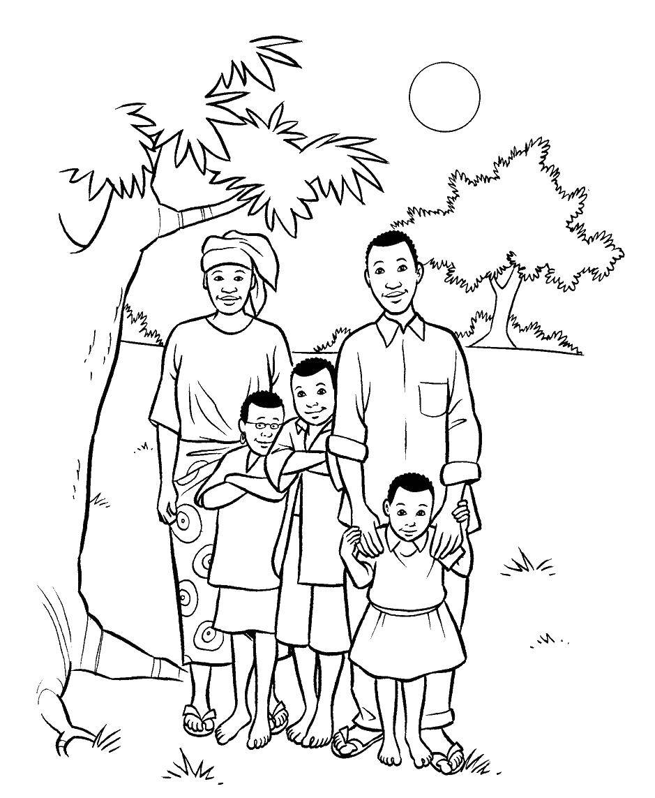 130+ Family Coloring Pages: Celebrate Togetherness 36