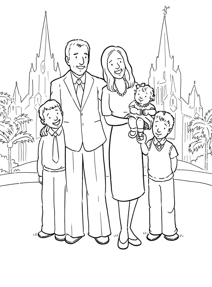 130+ Family Coloring Pages: Celebrate Togetherness 50