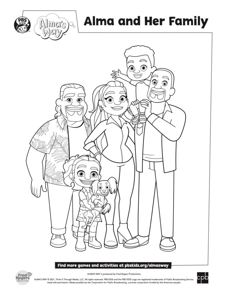 130+ Family Coloring Pages: Celebrate Togetherness 51