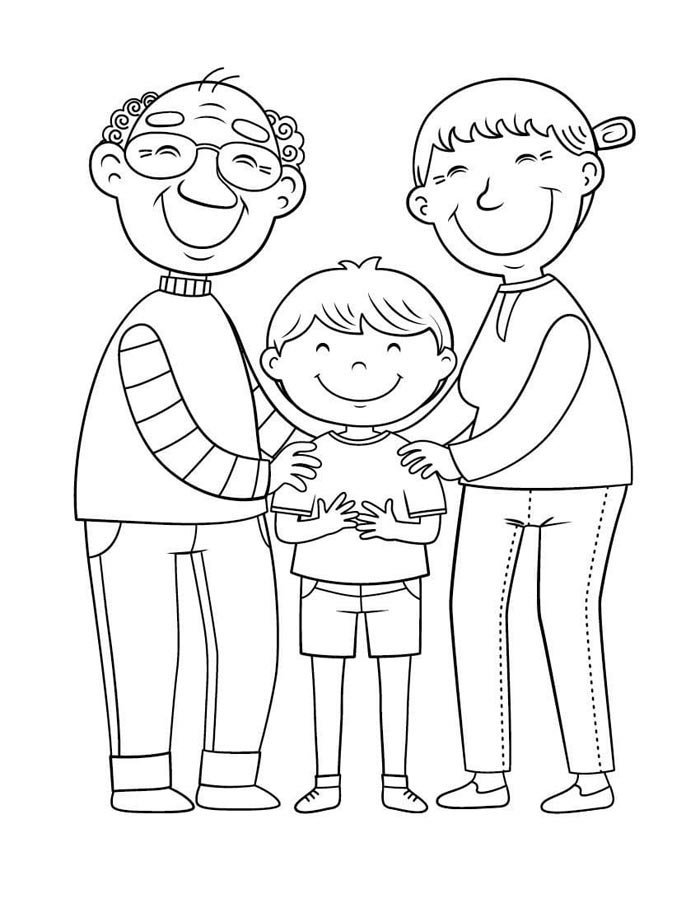 130+ Family Coloring Pages: Celebrate Togetherness 60