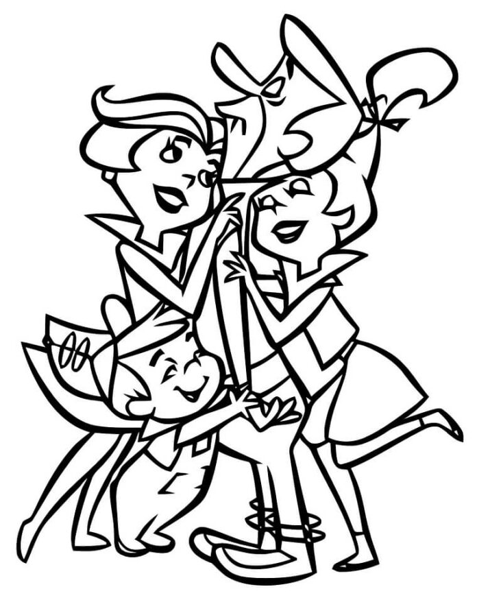 130+ Family Coloring Pages: Celebrate Togetherness 62