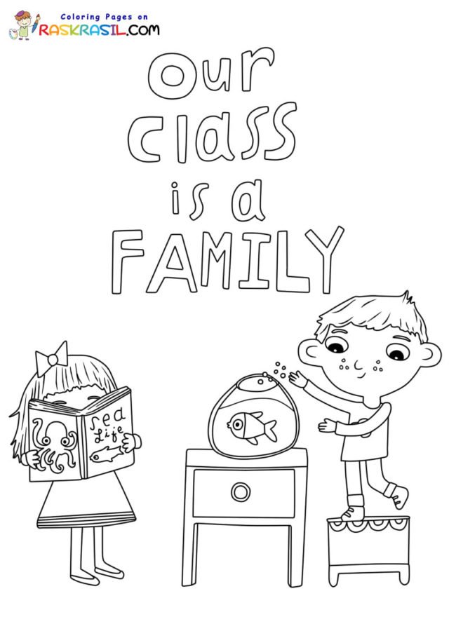 130+ Family Coloring Pages: Celebrate Togetherness 64