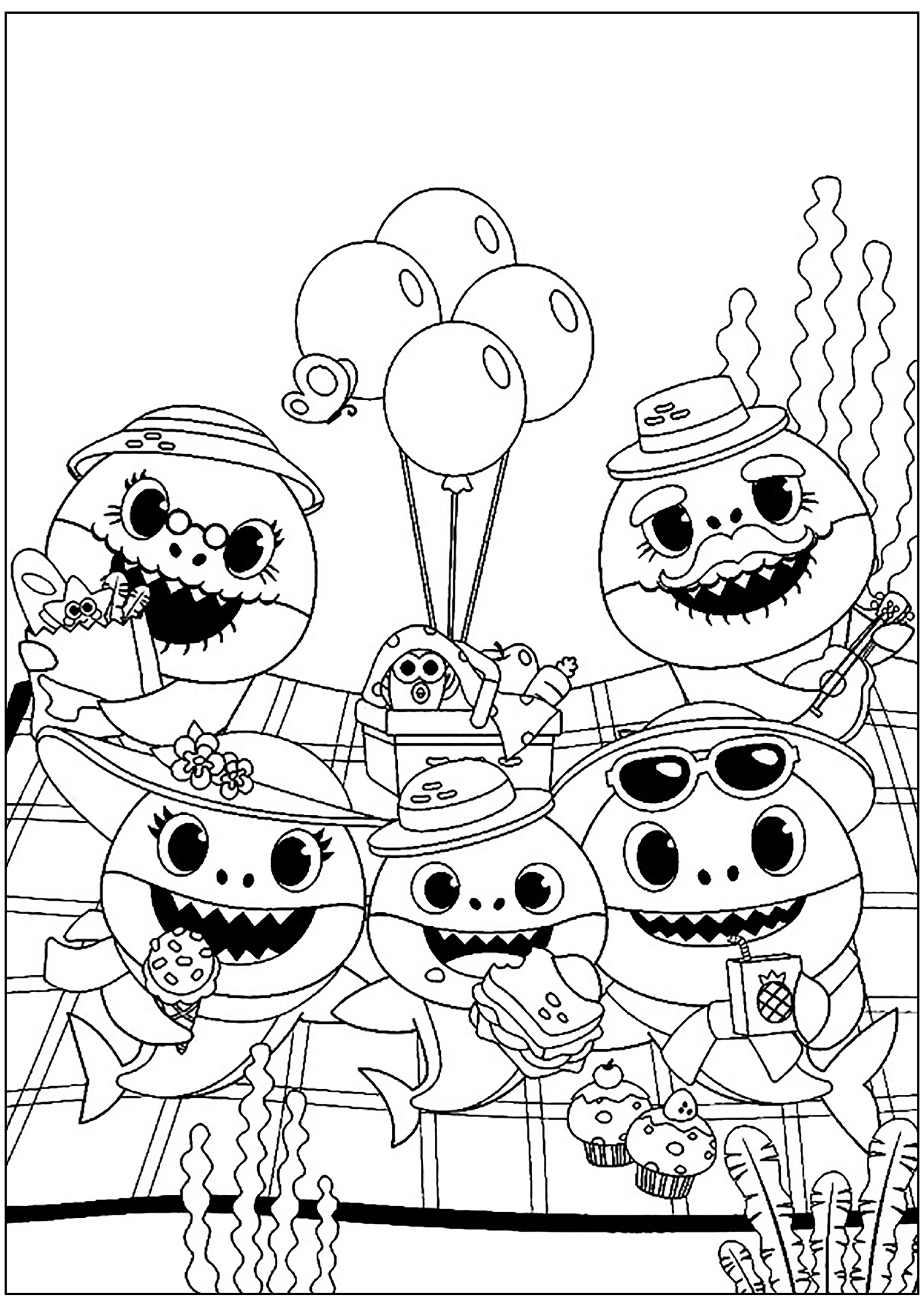 130+ Family Coloring Pages: Celebrate Togetherness 7