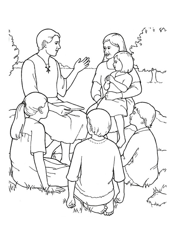 130+ Family Coloring Pages: Celebrate Togetherness 73