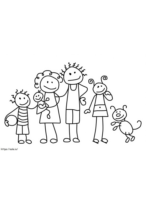 130+ Family Coloring Pages: Celebrate Togetherness 76