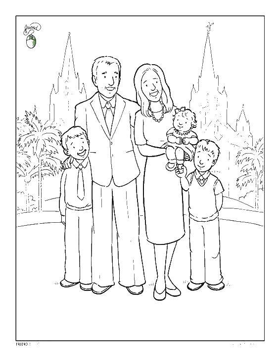 130+ Family Coloring Pages: Celebrate Togetherness 94