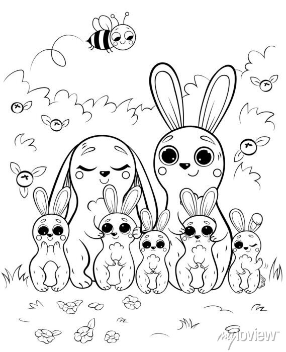 130+ Family Coloring Pages: Celebrate Togetherness 95