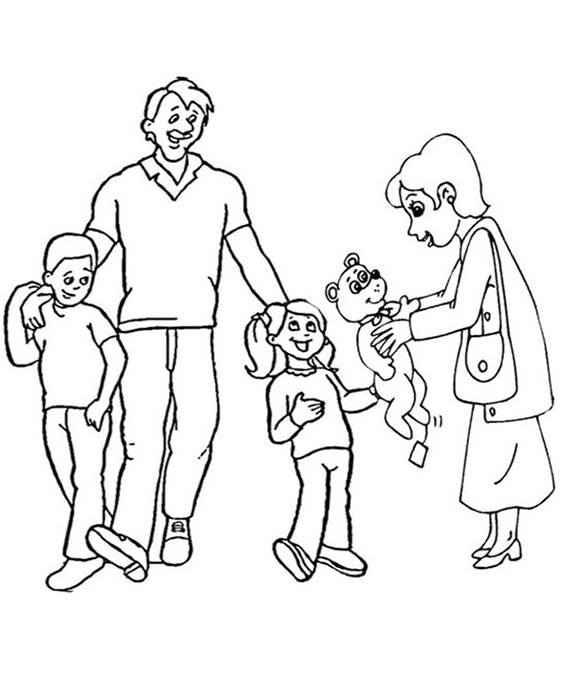 130+ Family Coloring Pages: Celebrate Togetherness 96