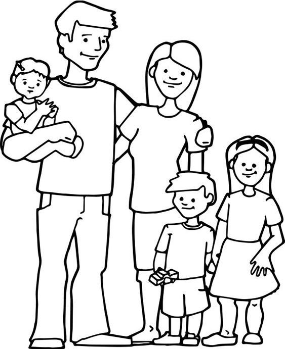 130+ Family Coloring Pages: Celebrate Togetherness 97