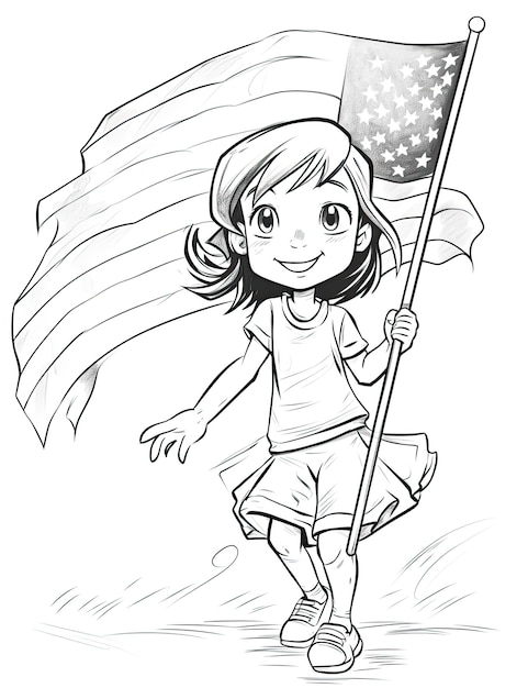 160 American Flag Coloring Pages: Stars, Stripes, and Colors 109