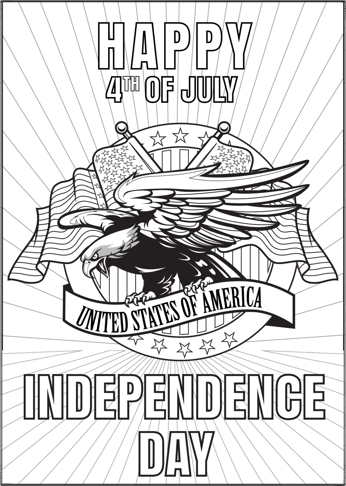 160 American Flag Coloring Pages: Stars, Stripes, and Colors 11