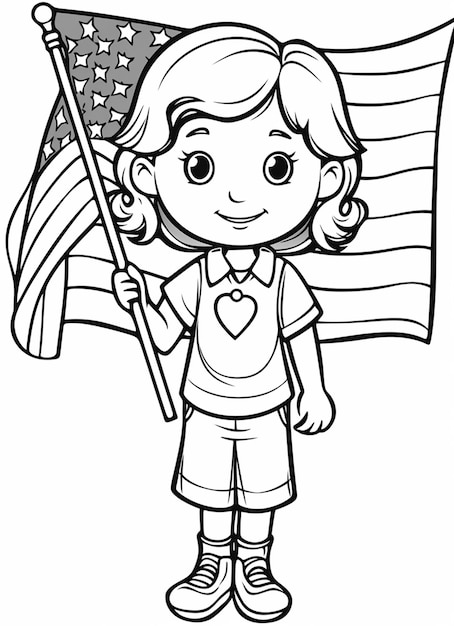 160 American Flag Coloring Pages: Stars, Stripes, and Colors 111