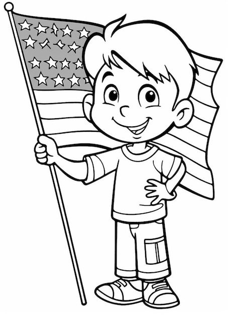 160 American Flag Coloring Pages: Stars, Stripes, and Colors 112