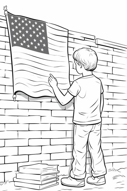 160 American Flag Coloring Pages: Stars, Stripes, and Colors 116