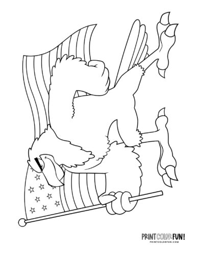 160 American Flag Coloring Pages: Stars, Stripes, and Colors 124